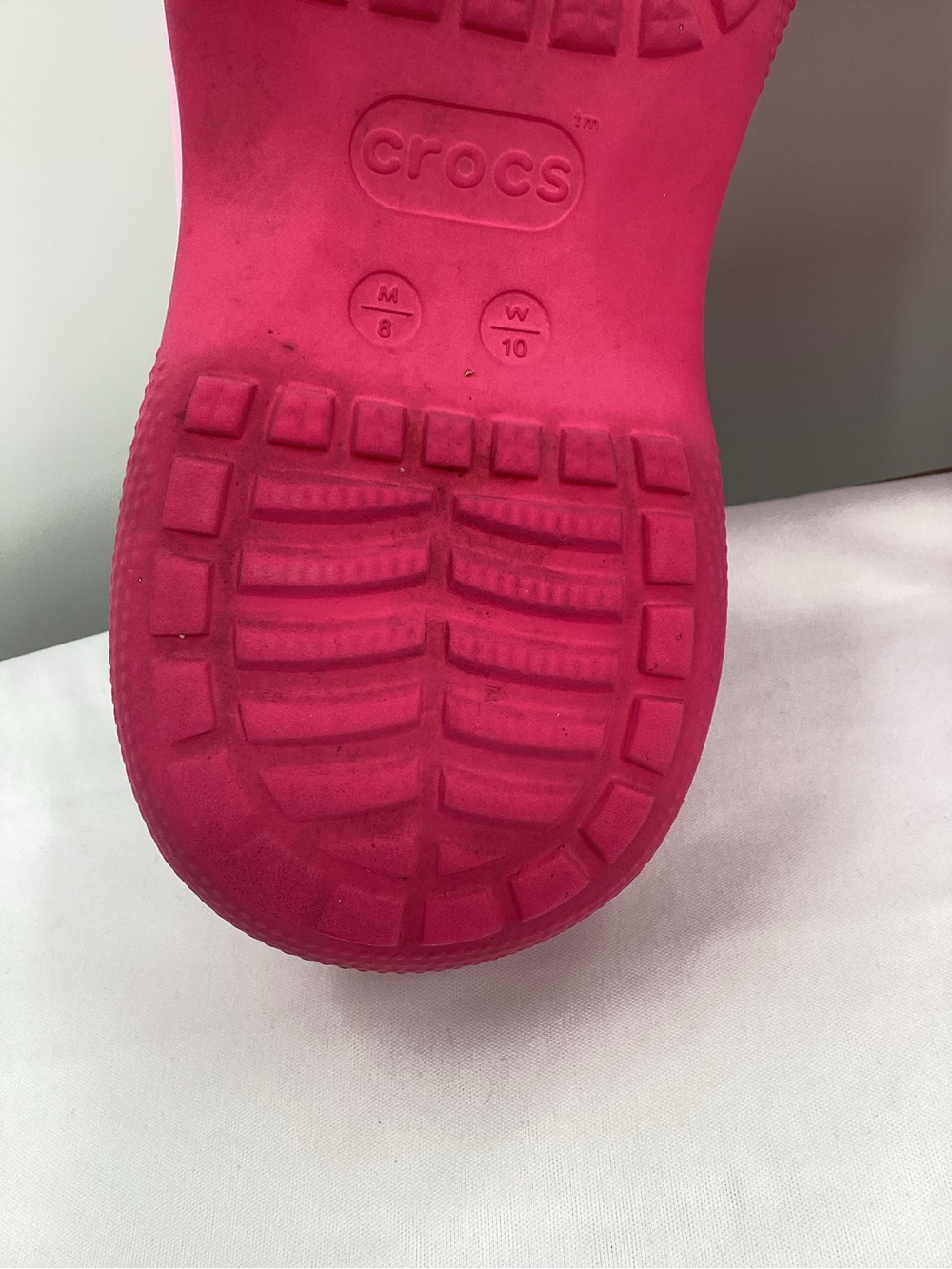 CROCS Platform Clogs in Light Pink and Hot Pink - Picture 11 of 11